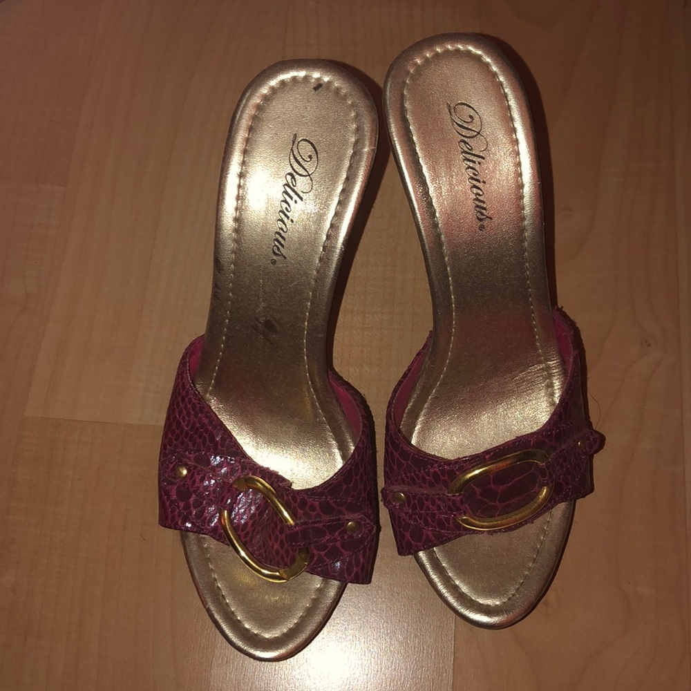 Pink heels